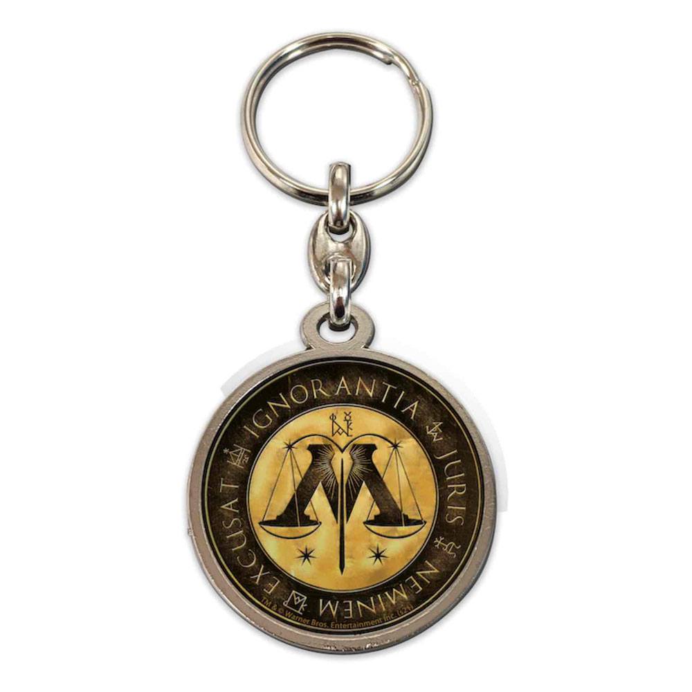 Harry Potter Metal Keychain Ministry of Magic - 8435450252709 - CrystalLotus.eu