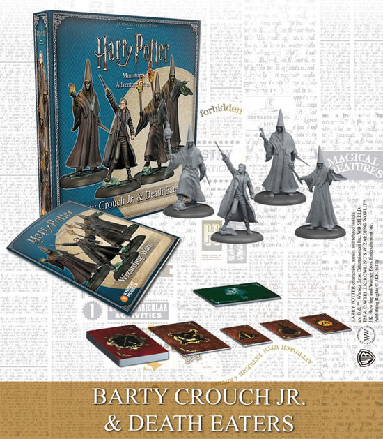 Harry Potter Miniatures 35 mm 4 - pack Wizarding Wars Barty Crouch Jr. & Death Eaters - 8437013056380 - CrystalLotus.eu