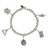 Harry Potter - Symbols Charm Silver Plated Bracelet (23cm) - 4895205604056 - CrystalLotus.eu