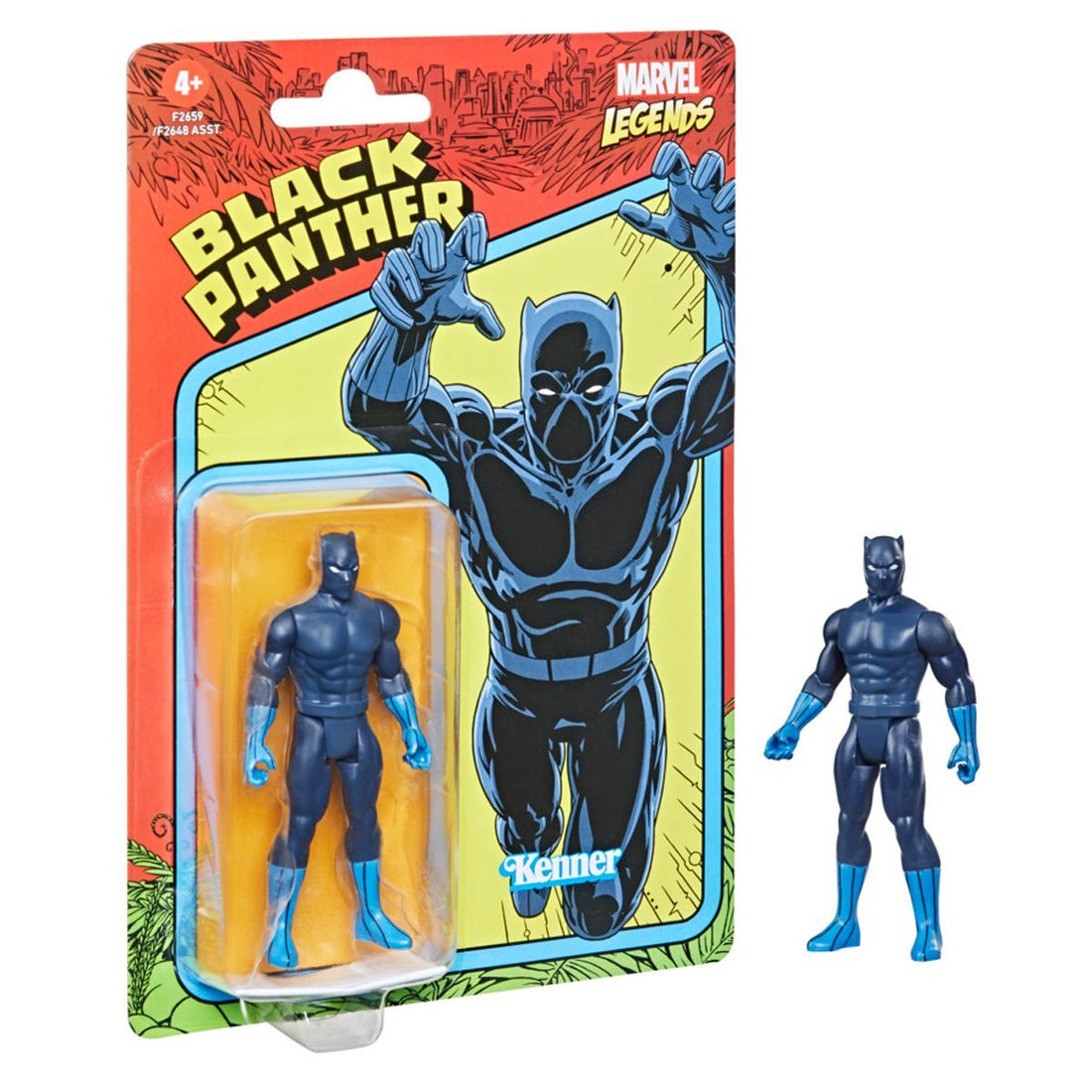 Hasbro Marvel Legends 3.75 - inch Retro Collection Black Panther - 5010993848959 - CrystalLotus.eu