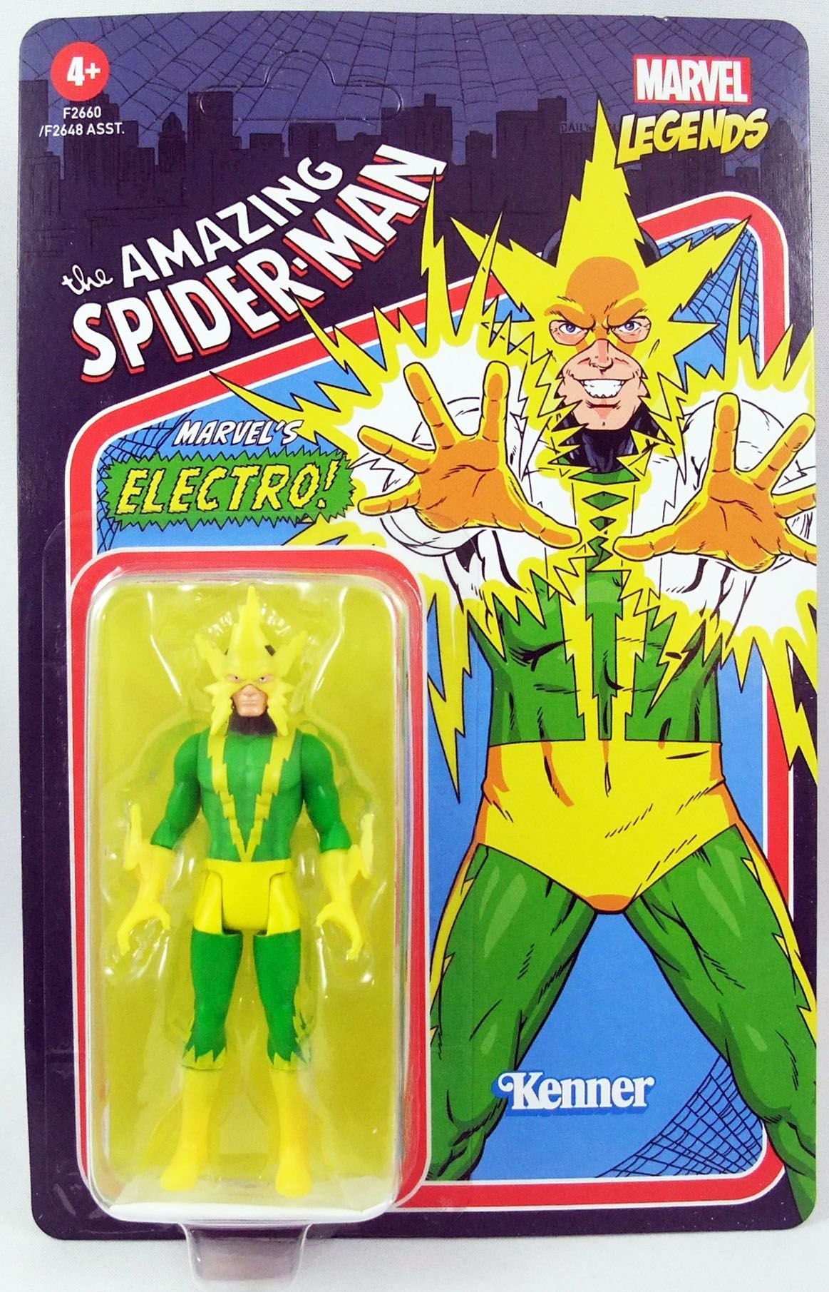 Hasbro Marvel Legends 3.75 - inch Retro Collection Electro - 5010993848997 - CrystalLotus.eu