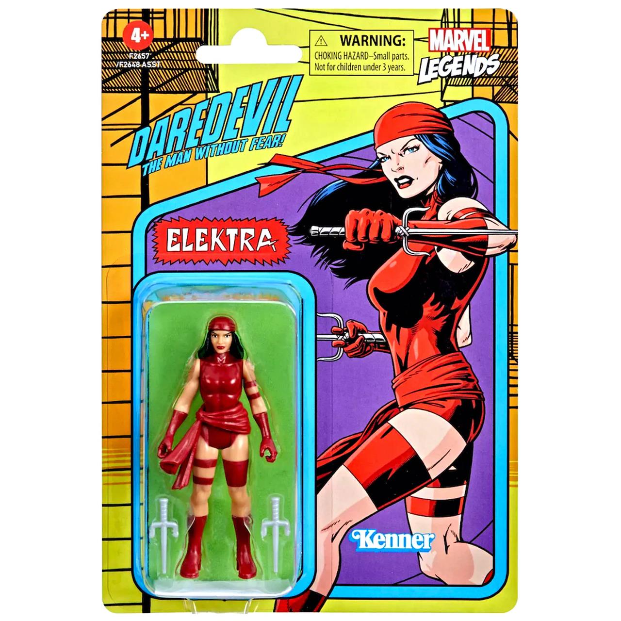 Hasbro Marvel Legends 3.75 - inch Retro Collection Elektra - 5010993848980 - CrystalLotus.eu