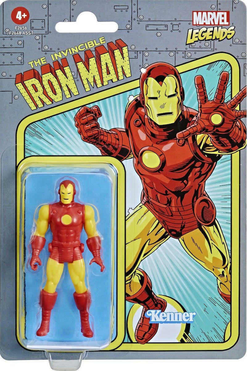 Hasbro Marvel Legends 3.75 - inch Retro Collection Iron Man - 5010993848911 - CrystalLotus.eu