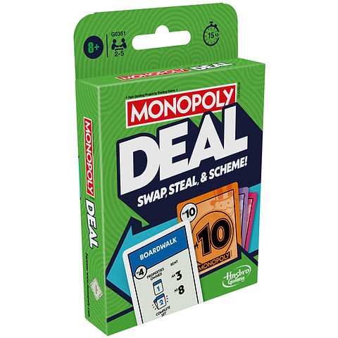 Hasbro - Monopoly Deal (Greek Version) (G0351) - 5010996271747 - Crystal Lotus