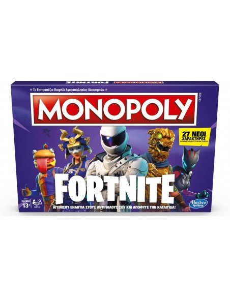 Hasbro Monopoly Fortnite Νέα Έκδοση E6603 (Greek Version) - 5010993628933 - CrystalLotus.eu