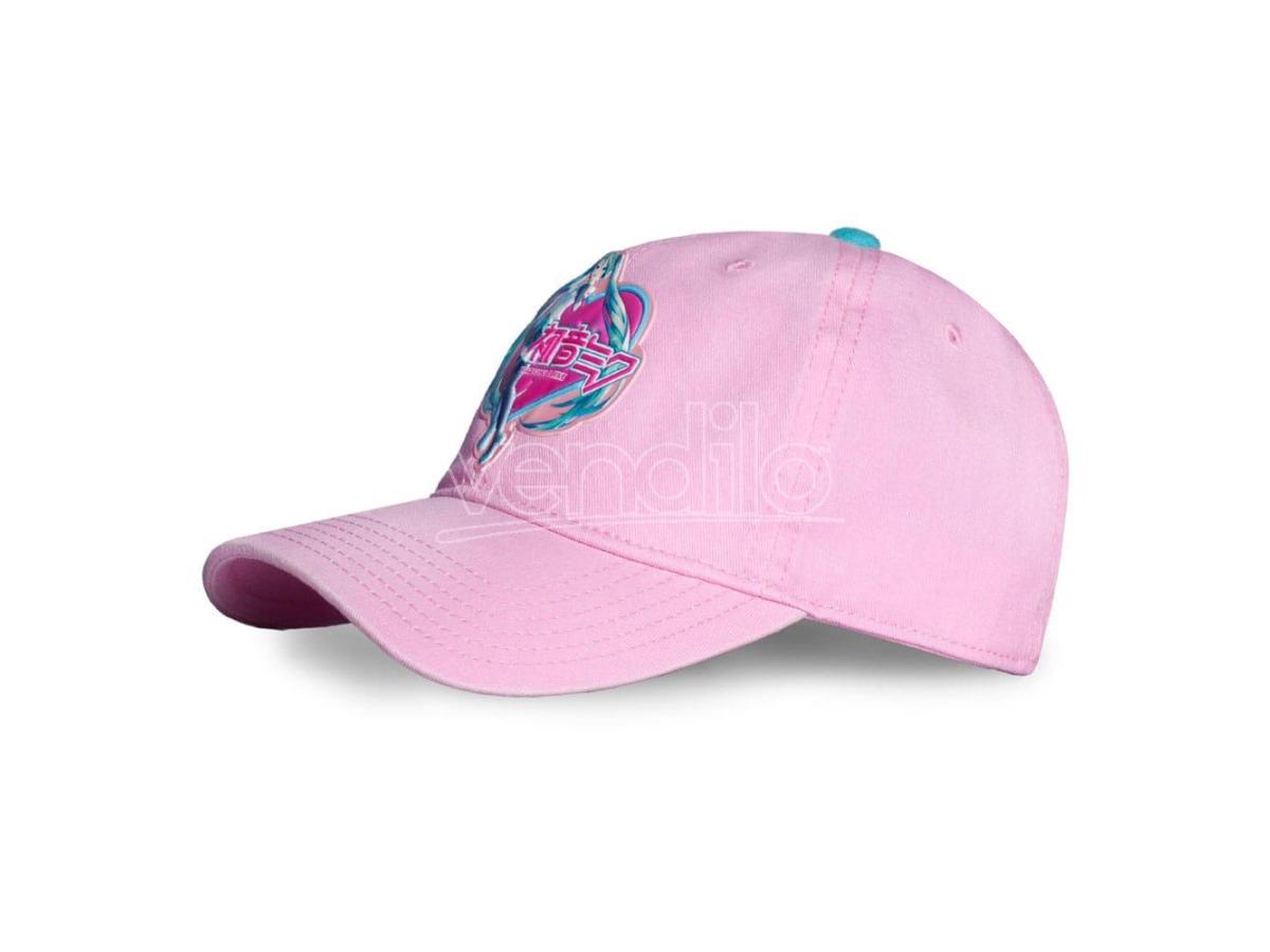 Hatsune Miku Curved Bill Cap Pink - 8718526209235 - Crystal Lotus