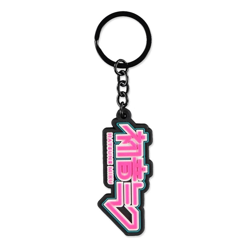 Hatsune Miku Rubber Keychain Logo - 8718526153316 - CrystalLotus.eu