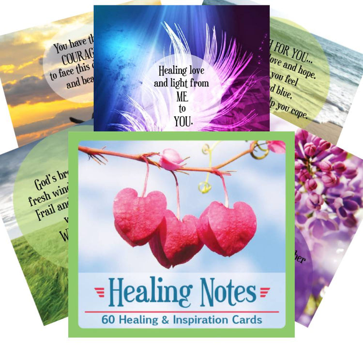 Healing Notes - 60 Healing And Inspiration Cards - 9781572819351 - CrystalLotus.eu