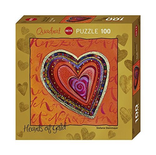 Heye Puzzle 100 pieces - Hearts of gold - Layers (29762) - 4001689297626 - CrystalLotus.eu