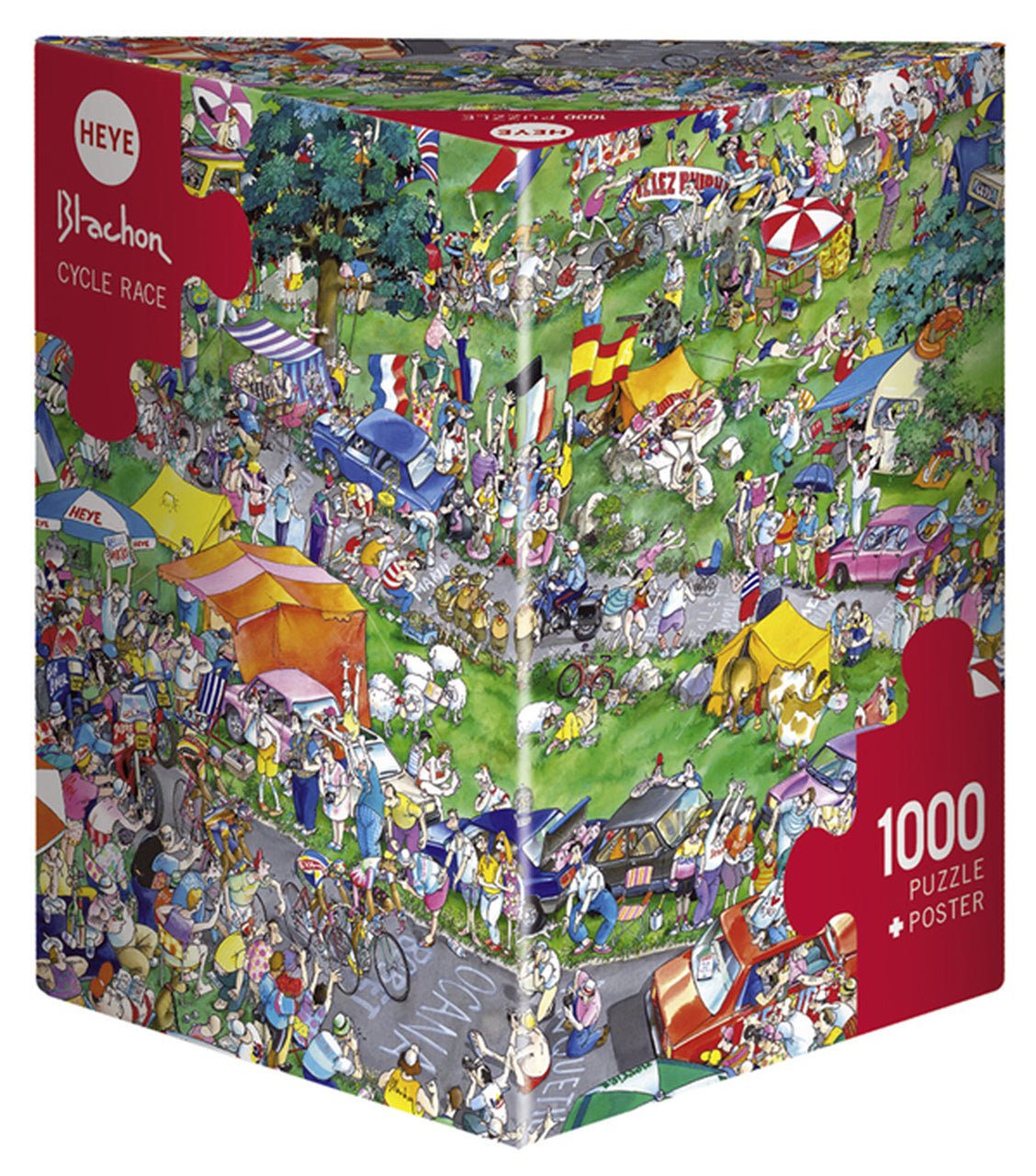 Heye Puzzle - 1000pcs Balchon: Cycle Race - 4001689298883 - CrystalLotus.eu