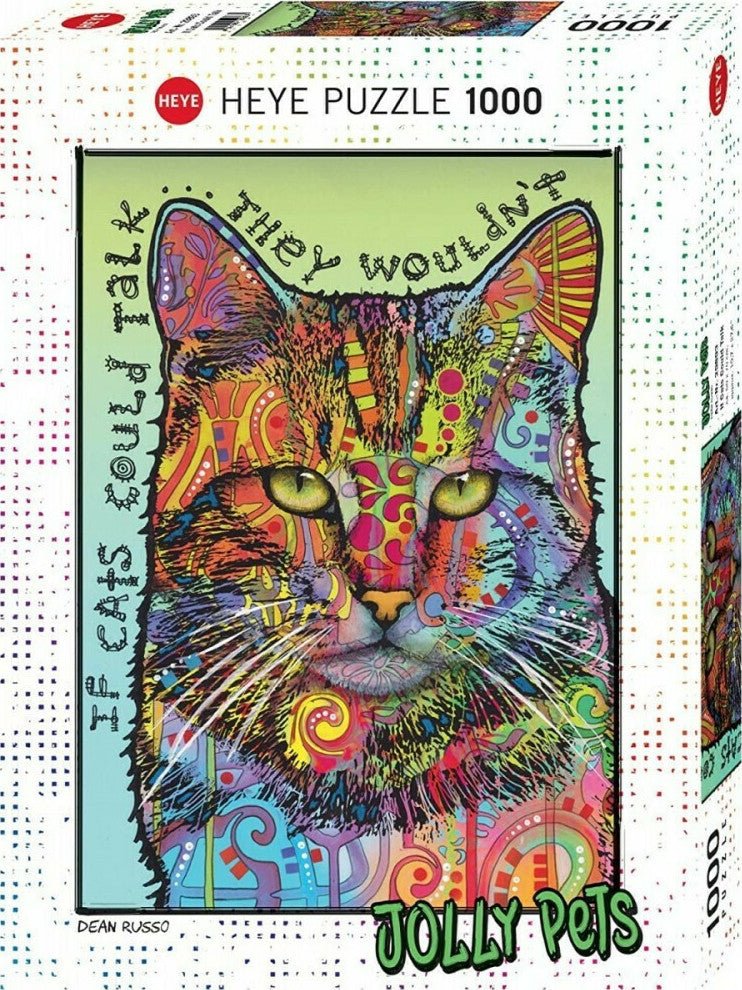 Heye Puzzle - 1000pcs Russo: If Cats Could Talk Jolly Pets - 4001689298937 - CrystalLotus.eu