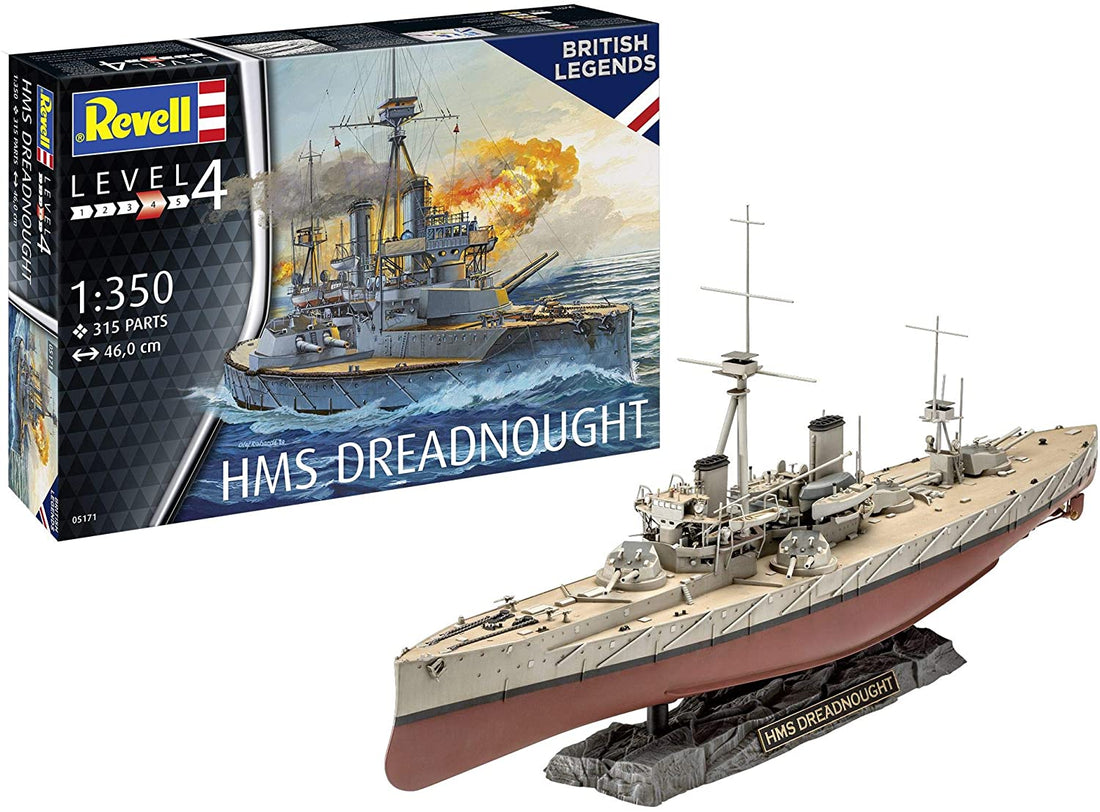 HMS Dreadnought (1:350) - 4009803051710 - CrystalLotus.eu