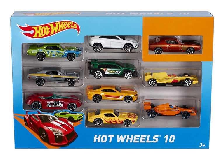 Hot Wheels 10 Car Giftpack - 0074299548864 - CrystalLotus.eu