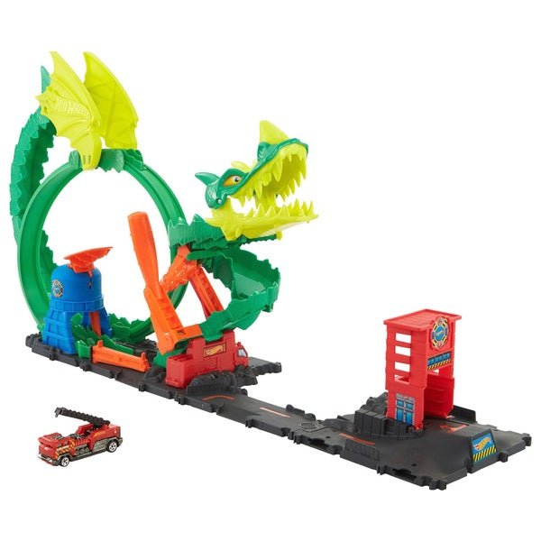 Hot Wheels City Dragon Attack Playset - 194735028962 - CrystalLotus.eu