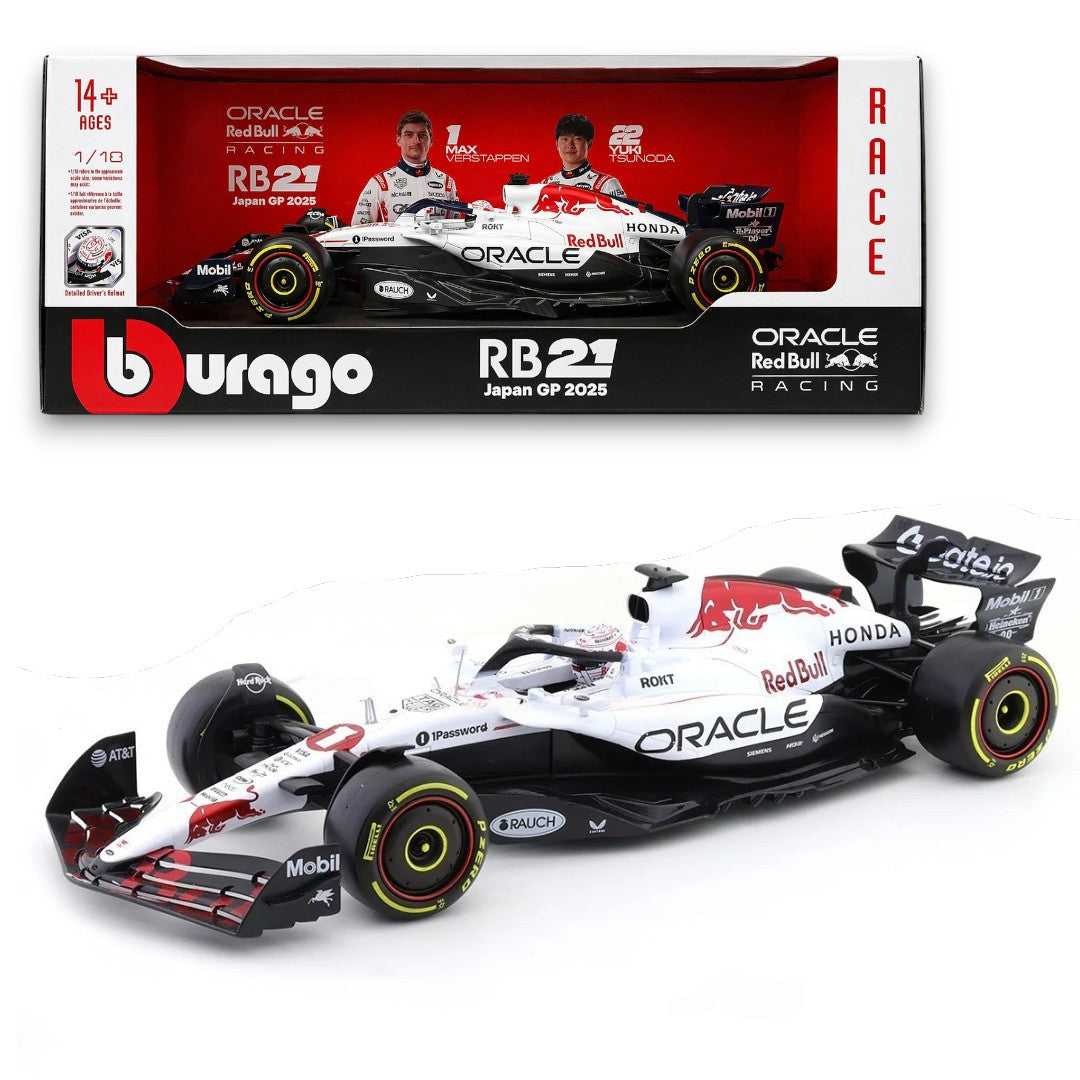 Bburago 1:18 F1 Oracle Red Bull Racing RB21 (2025) (