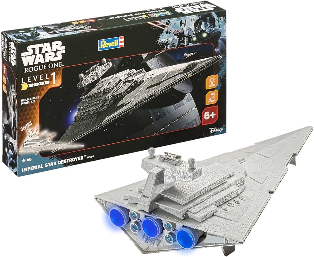 Imperial Star Destroyer - Revell: Build &amp; Play (1:4000) - 4009803067568 - CrystalLotus.eu