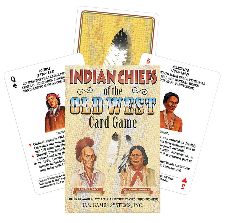 Indian Chiefs Of The Old West Playing Card Game - 9781572810136 - CrystalLotus.eu