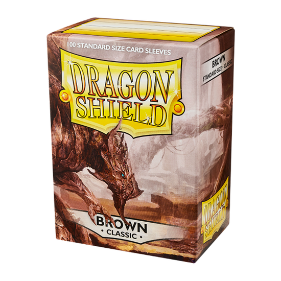 Dragon Shield Brown Classic (100 Standard Size Card Sleeves)