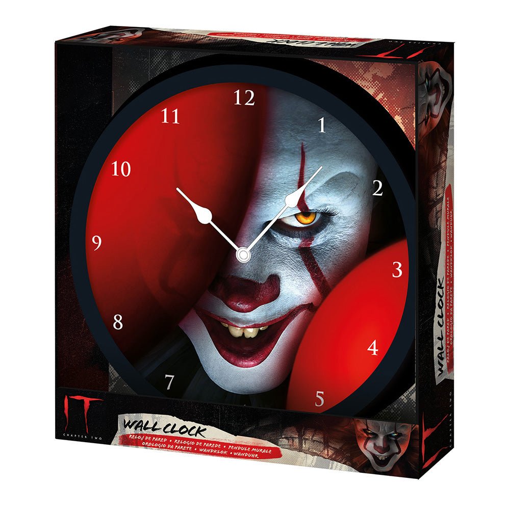 It (Pennywise) Wall Clock - 5050293856209 - CrystalLotus.eu