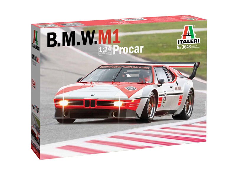 Italeri 3643 B.W.M. M1 Procar 1:24 - 8001283036436 - CrystalLotus.eu