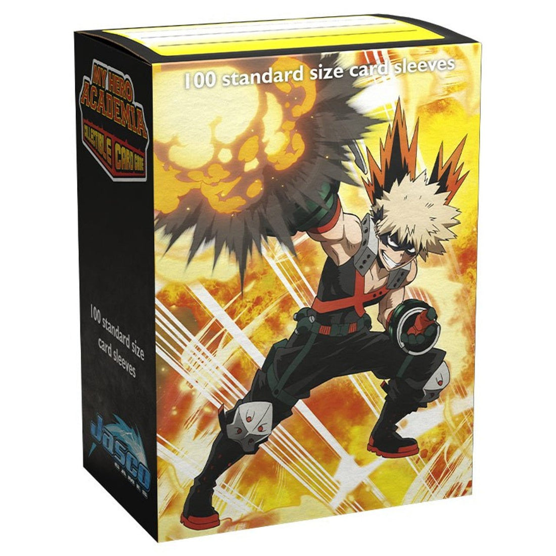 JASCO License Standard Size Sleeves - Bakugo Explode (100 Sleeves) - 5706569160364 - CrystalLotus.eu