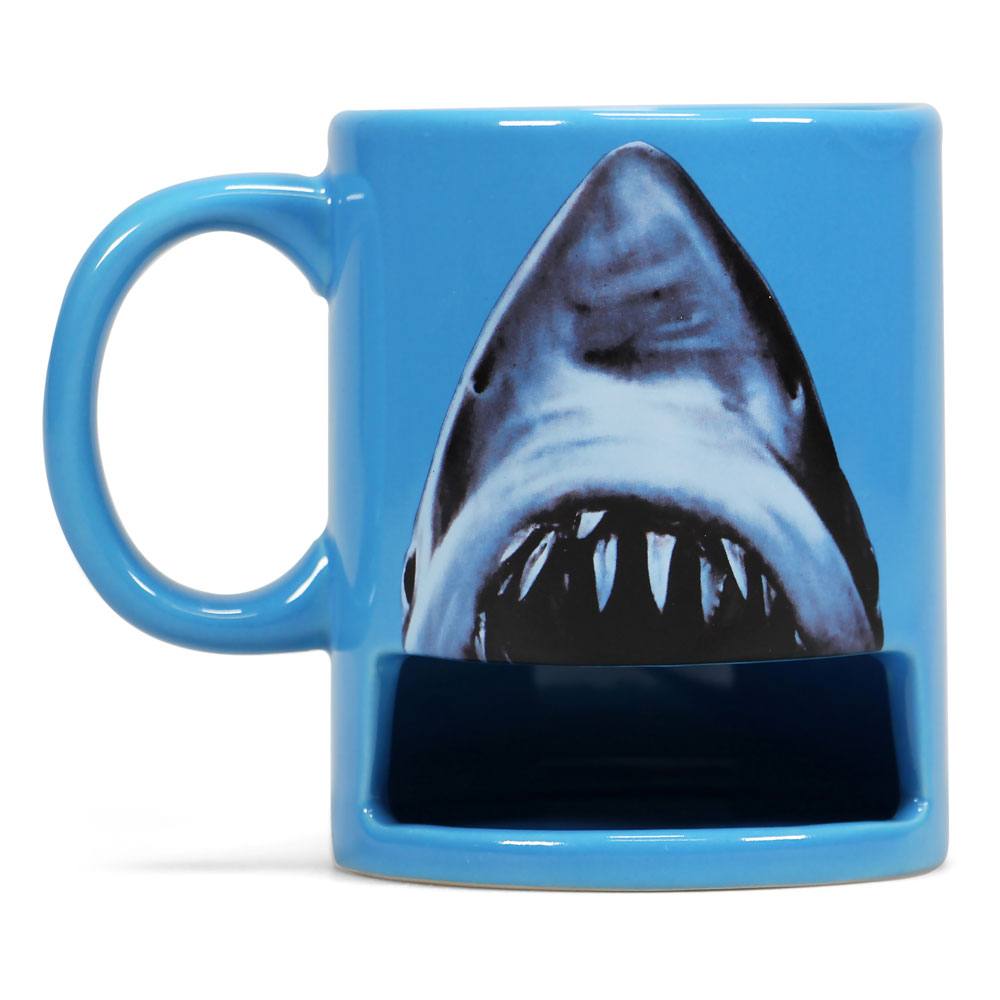 Jaws Mug with compartment for cookies - 5055453480027 - CrystalLotus.eu