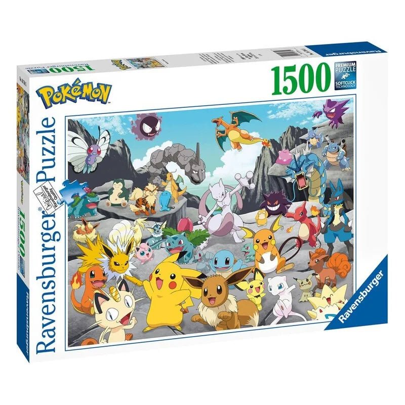 Jigsaw puzzle Pokémon Classics, 1500 pcs. - 4005555007265 - Crystal Lotus