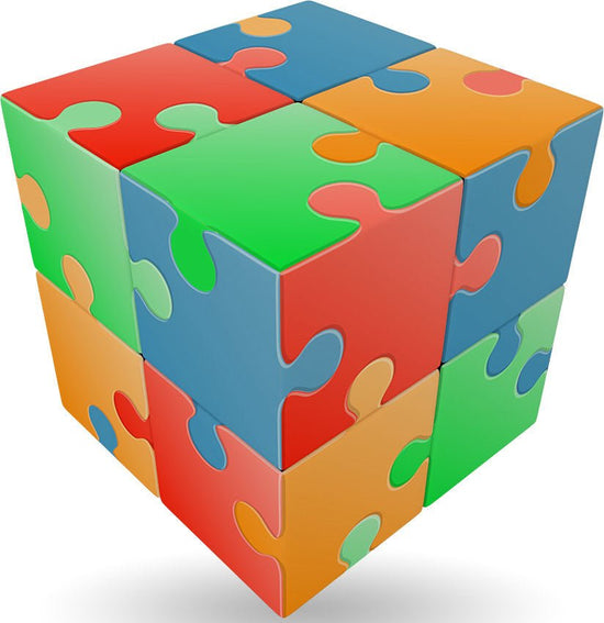 Jigsaw – V - CUBE 2 Flat - 5206457000470 - CrystalLotus.eu