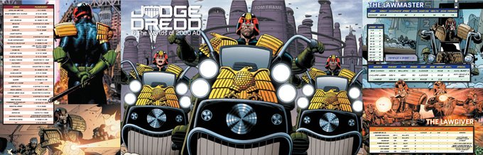 Judge Dredd &amp; The Worlds of 2000AD GM Screen - 9781912007684 - CrystalLotus.eu