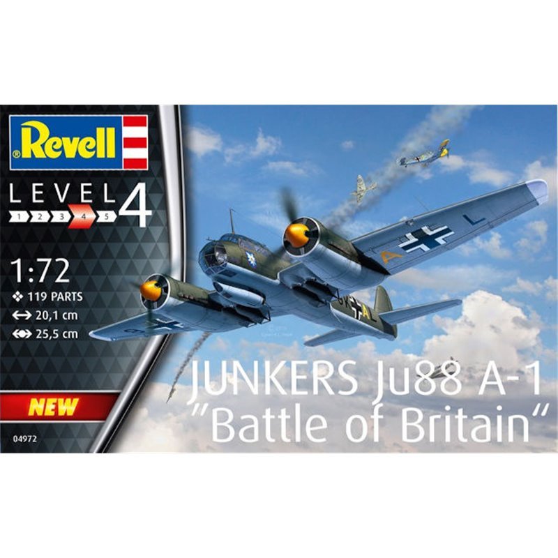 Junkers Ju88 A - 1 Battle of Britain (1:72) - 4009803049724 - CrystalLotus.eu