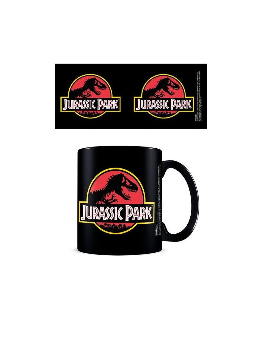 Jurassic Park (Logo) Black Pod Mug - 5050574262330 - CrystalLotus.eu