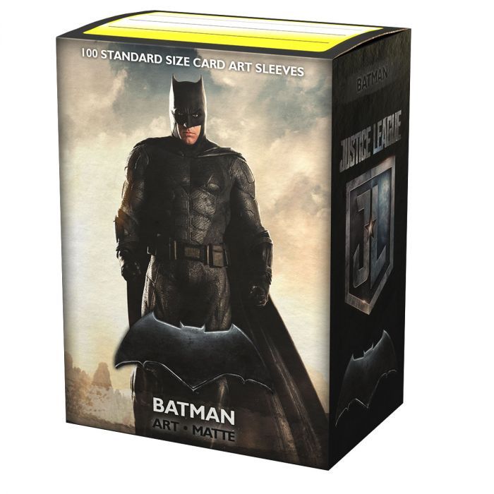 Justice League Matte Art Sleeves - Batman (100 Sleeves) - 5706569160159 - CrystalLotus.eu