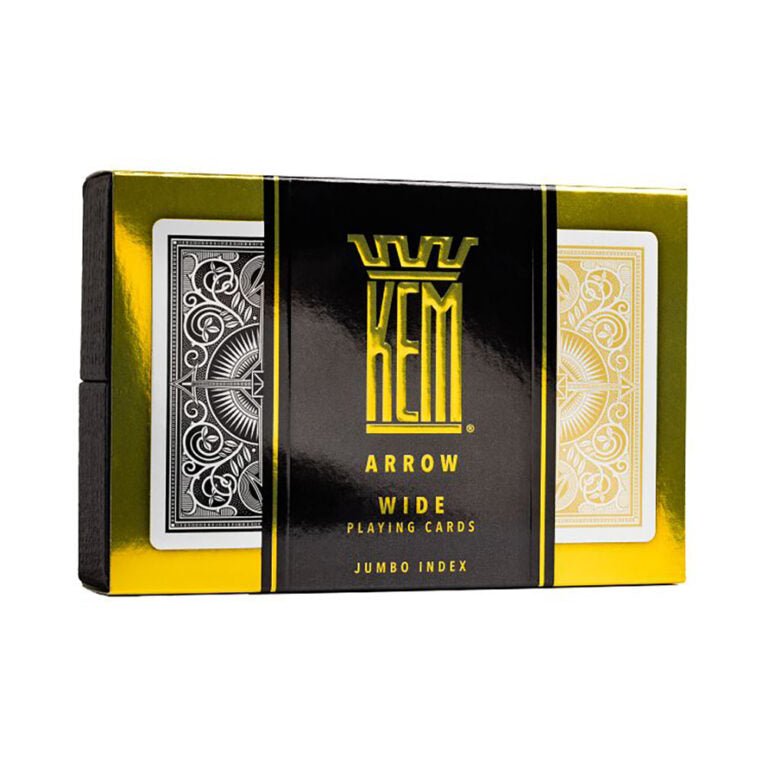 Kem Arrow Black &amp; Gold Wide Jumbo Index - 073854094570 - Crystal Lotus