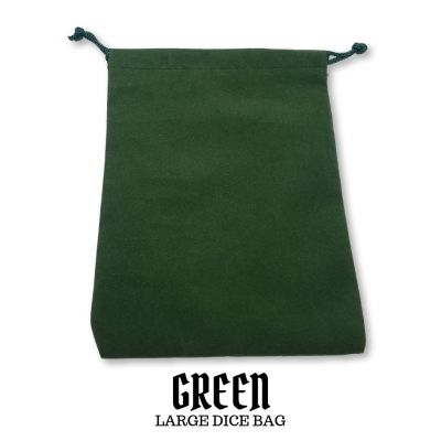 Large Green Suedecloth Dice Bags - CrystalLotus.eu