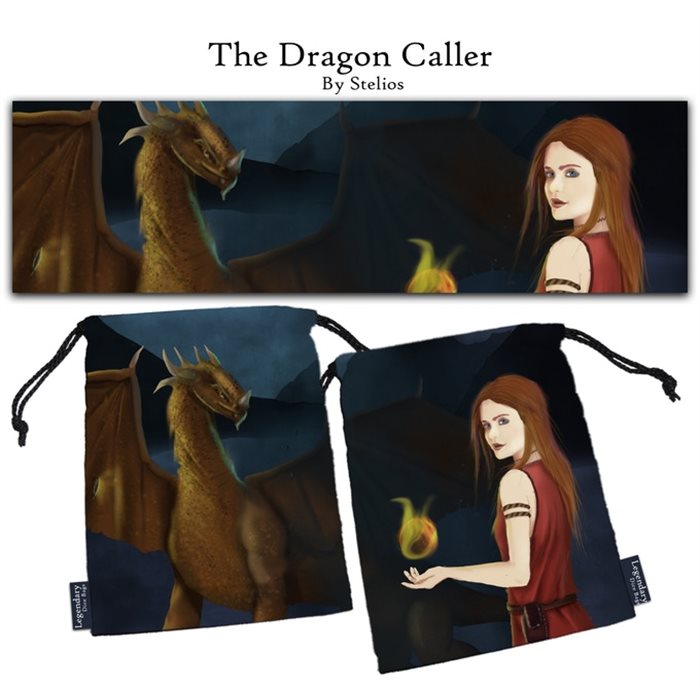 Legendary Dice Bag: The Dragon Caller - 740120937687 - CrystalLotus.eu