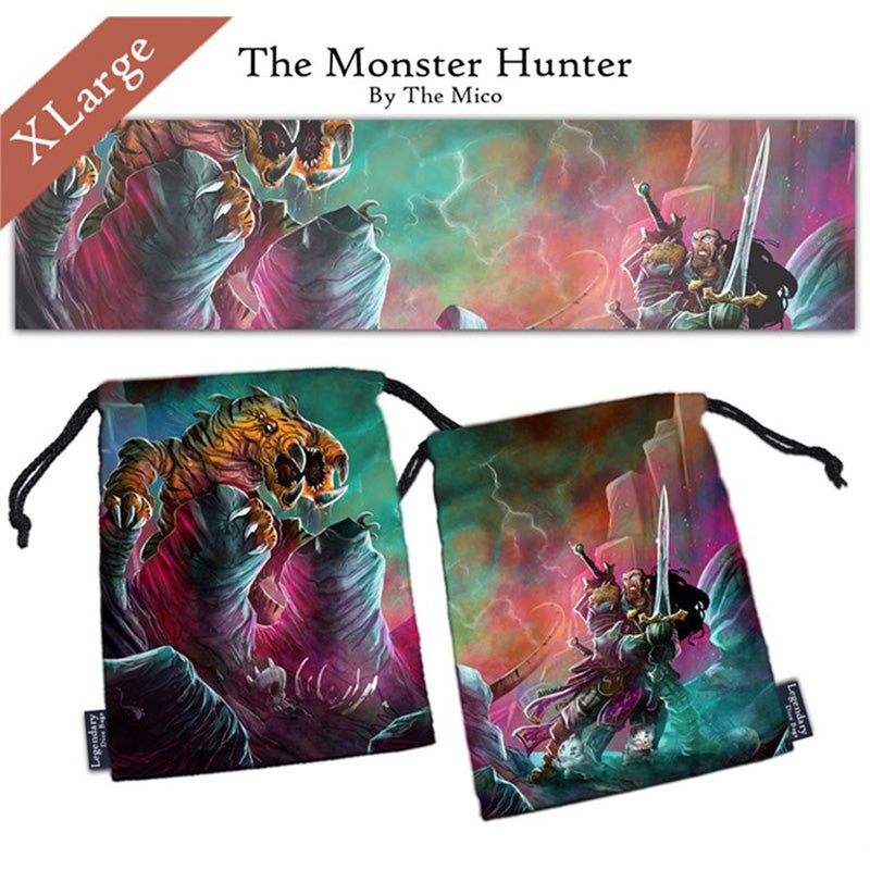 Legendary Dice Bag XL: The Monster Hunter - 740120937793 - CrystalLotus.eu