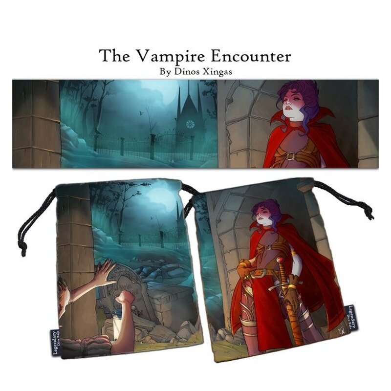 Legendary Dice Bag XL: The Vampire Encounter - 781159522154 - CrystalLotus.eu