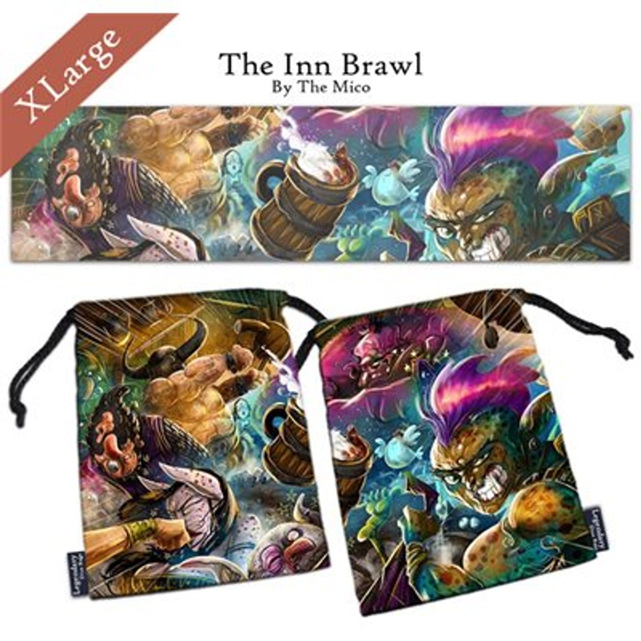 Legendary Dice Bags XL: The Inn Brawl - 740120937779 - CrystalLotus.eu