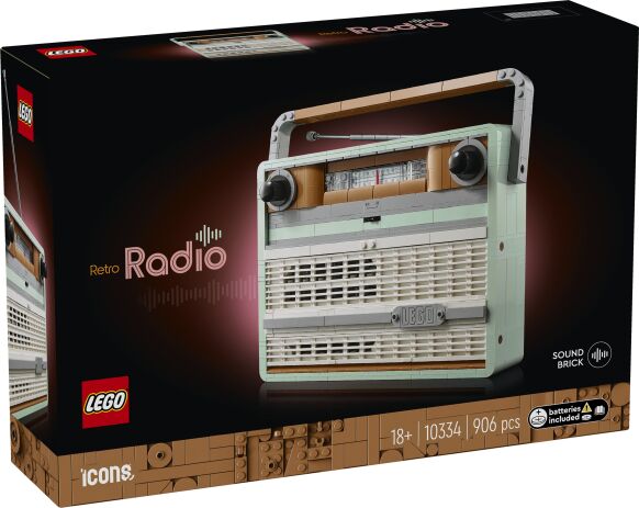 LEGO 10334 - Icons Retro Radio - 401958010334 - Crystal Lotus