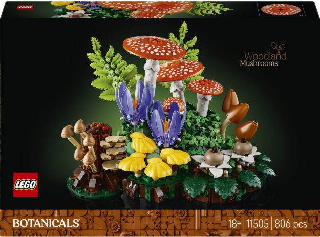 LEGO 11505 - Botanicals Woodland Mushrooms - 401958011505 - Crystal Lotus