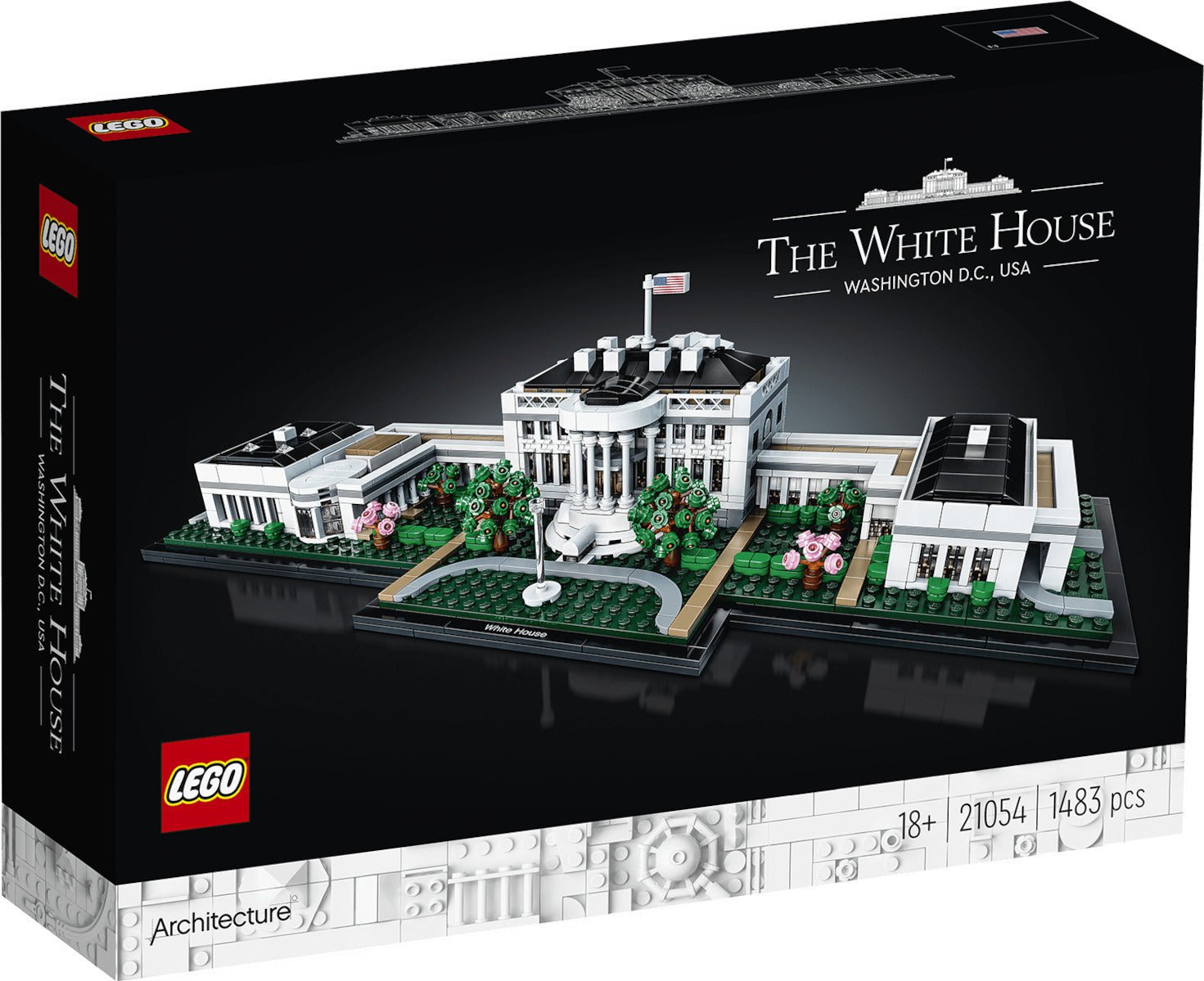 Lego 21054 Architecture The White House - 5702016617368 - CrystalLotus.eu