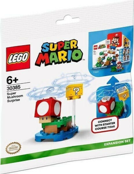 Lego 30385 - Super Mario Super Mushroom Expansion Set - 5702016668070 - CrystalLotus.eu