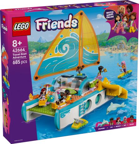 LEGO 42664 - Friends Travel Boat Adventure - 401958042664 - Crystal Lotus
