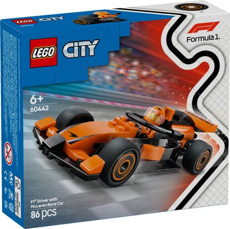 LEGO 60442 - City F1 Driver With McLaren Race Car - 401958060442 - Crystal Lotus