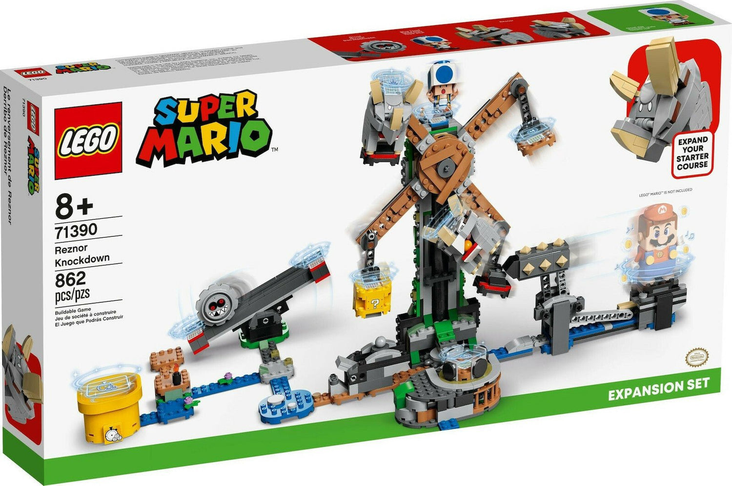 Lego 71390 Super Mario Reznor Knockdown - 5702016913293 - CrystalLotus.eu