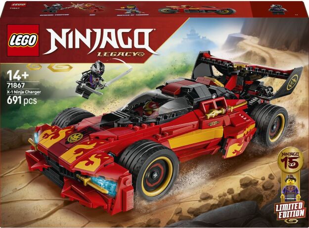 LEGO 71867 - Ninjago X-1 Ninja Charger 15th Anniversary - 401958071867 - Crystal Lotus