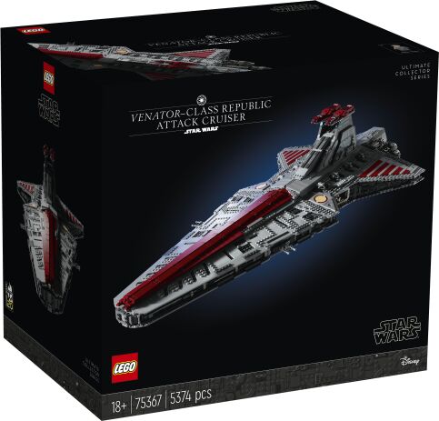 LEGO 75367 - Star Wars Venator-Class Republic Attack Cruiser - 401958075367 - Crystal Lotus
