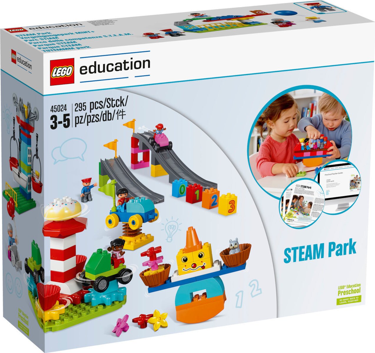 Lego Education 45024 - Steam Park Playset - 5702016123418 - CrystalLotus.eu