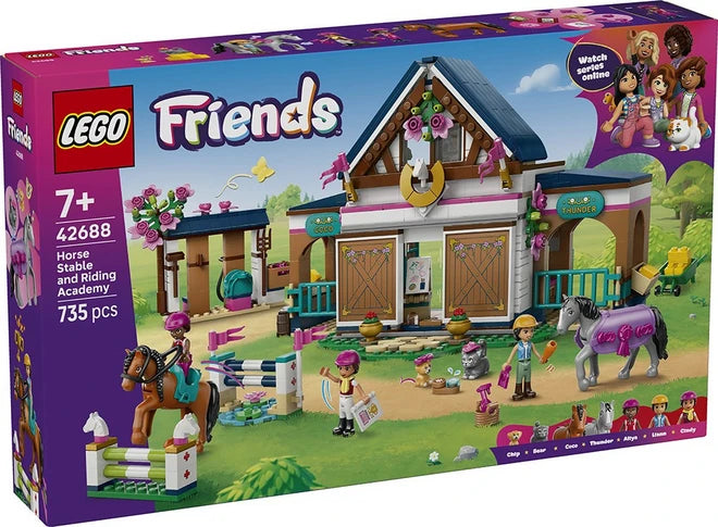 LEGO 42688 - Friends Horse Stable and Riding Academy - 5702018060414 - crystallotus.eu