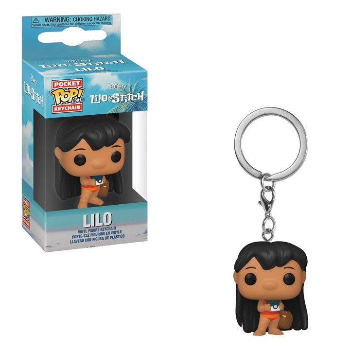 Lilo &amp; Stitch Pocket POP! Vinyl Keychains 4 cm Lilo w/ Camera - 889698558174 - CrystalLotus.eu